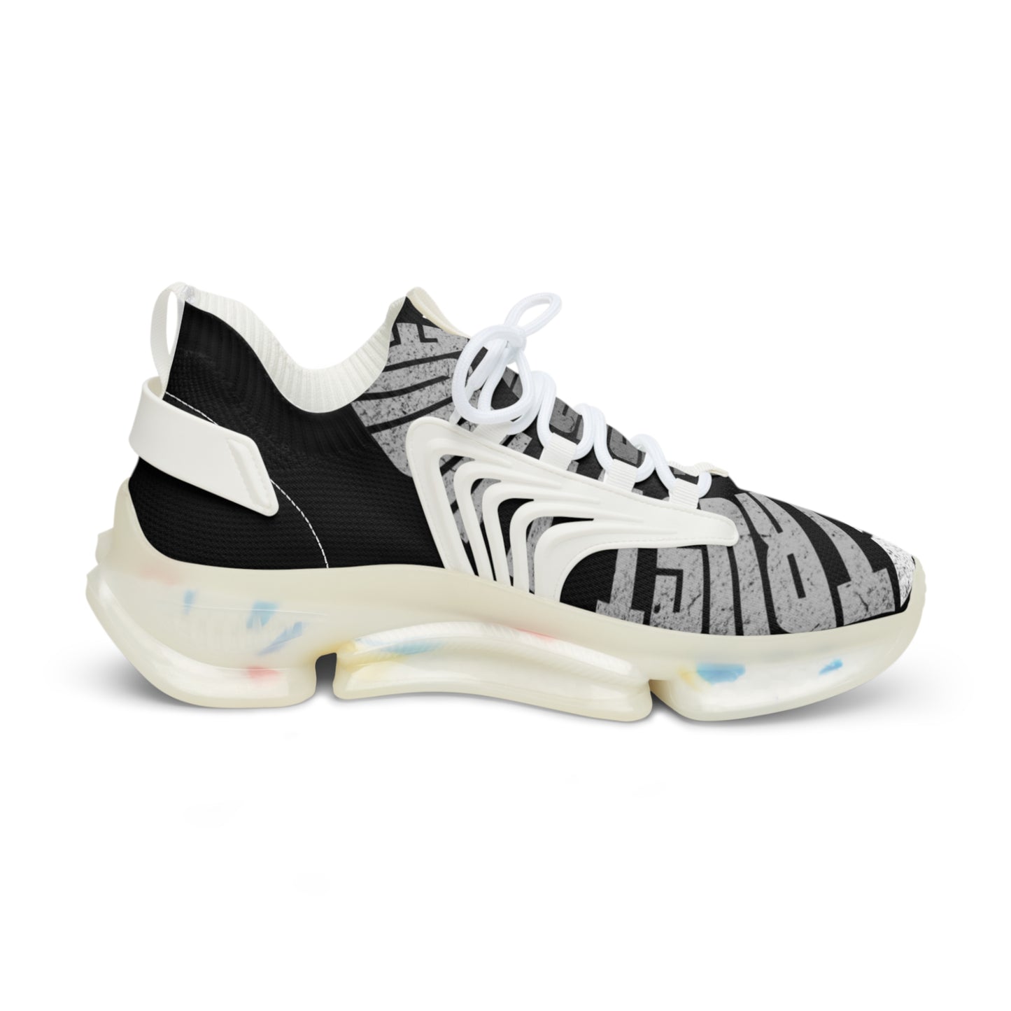 Trendy Men's Mesh Sneakers with Bold Design